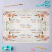 Bruiloftsshower met waterverf bloemenschrift tissuepapier (Craft)