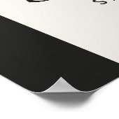 Bruiloftsshower pampagras moderne boho elegant poster (Hoek)