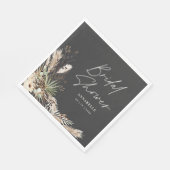 Bruiloftsshower pampasgras moderne boho elegante s servet (Hoek)