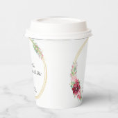 Bruiloftsshower papieren bekertje papieren bekers (Links)