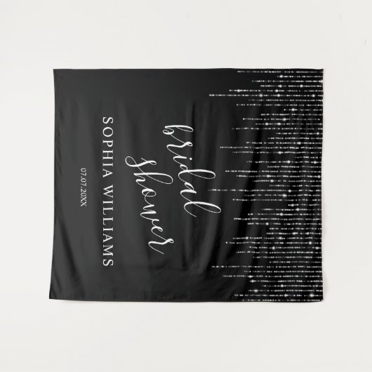 Bruiloftssluiers - Donkere Nacht & Lichtslang Wandkleed (Voorkant (horizontaal))