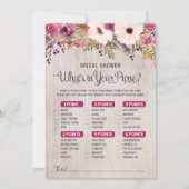 Bruiloftsspel met landelijke uitstraling Wat zit e Kaart (Voorkant)