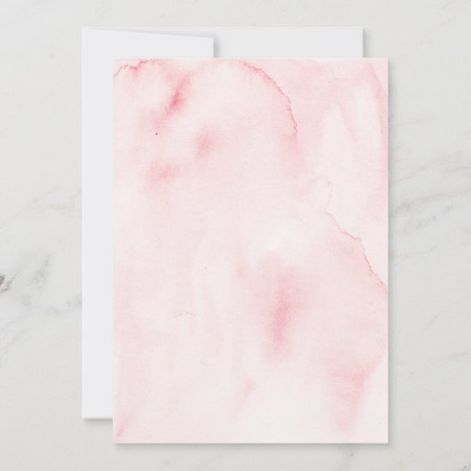 Bruiloftsspelkaarten met 'Hij zei, zij zei' in blo Kaart (Achterkant)