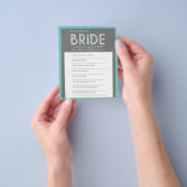 BRUILOFTSSPELLETJES FLYER (Hand)