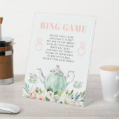 Bruiloftstaart-theepartij Ring Game Bord Reclamebord Met Voetstuk (Insitu)