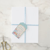 Bruiloftsthee feest bedankt Stippen Cadeaulabel (Met Touw)