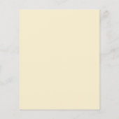 Bruiloftsuitnodiging Budget Parels & Prosecco Flyer (Achterkant)