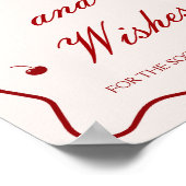 Bruiloftswensen voor een kersverse bruid poster (Hoek)