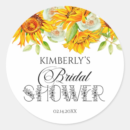 Bruiloftszonnewij sticker (Voorkant)