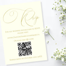 Bruiloftwebsite RSVP Ivoor & Goud