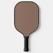 Bruin 3D-cirkelgeometrisch, naam of monogram toevo Pickleball Paddle (Achterkant)