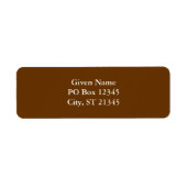 Bruin 663300 etiket (Voorkant)