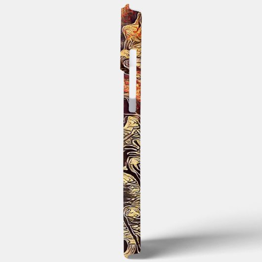 Bruin Abstract Cool Guys Ontwerp Mannelijk Case-Mate iPhone Case (Achterkant / Links)