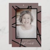 Bruin Abstract in het houden van geheugen begrafen (Voorkant / Achterkant)