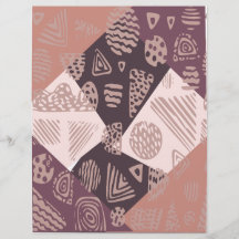 Bruin Abstract Scrapbook Papier