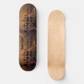 Bruin Abstract stedelijk Decay - Gepersonaliseerd Skateboard (Voorkant)