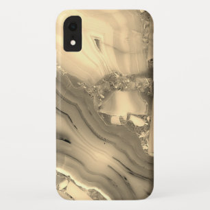 Bruin Agate iPhone XR Hoesje