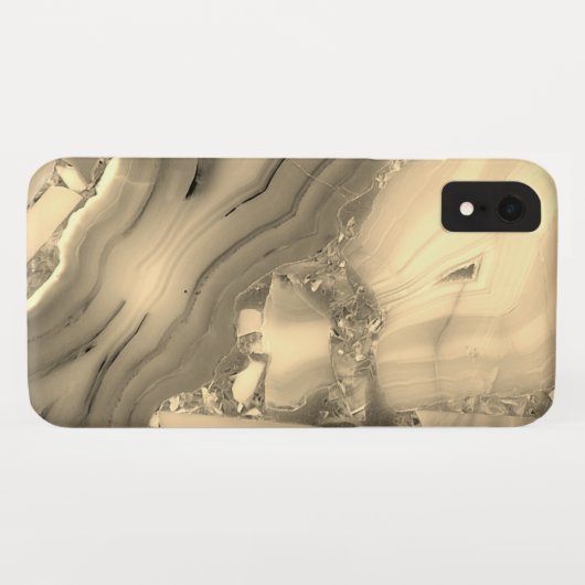 Bruin Agate Case-Mate iPhone Case (Achterkant (horizontaal))
