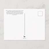 Bruin Anole Briefkaart (Achterkant)