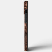 Bruin Bark Camo Hoesje-Mate iPhone Case (Achterkant / Links)