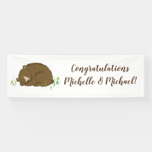 Bruin Beer Baby shower Woodland Spandoek