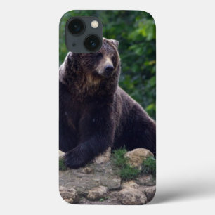 Bruin beer iPhone 13 hoesje