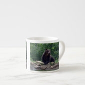 Bruin beer espresso kop (Voorkant rechts)