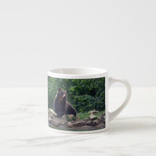 Bruin beer espresso kop (Rechts)