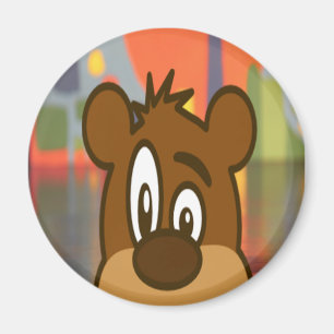 Bruin Beer Face Magneet