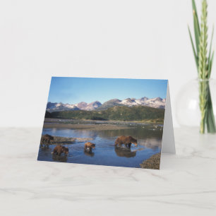 Bruin beer, grizzly beer, zeug en kubben kaart