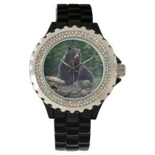 Bruin beer horloge