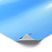 Bruin beer in de sneeuw | AI Art Poster (Hoek)