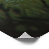 Bruin Beer in een bergweide Poster (Hoek)