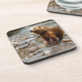 Bruin Beer in Stream Bier Onderzetter (Linkerzijde)