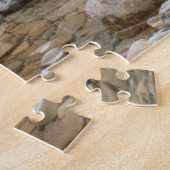 Bruin Beer in Stream Legpuzzel (Zijkant)