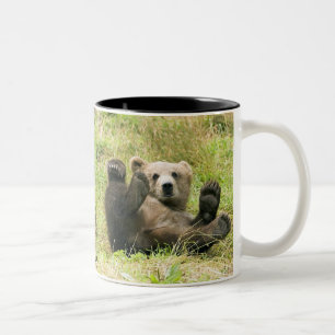 Bruin_Beer_Kodiak_Beren liefhebbers Tweekleurige Koffiemok