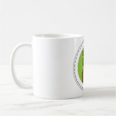 Bruin Beer met ijskap Koffiemok (Links)