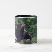 Bruin beer mok (Midden)