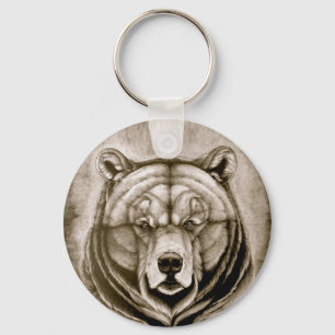 Bruin Beer Sleutelhanger