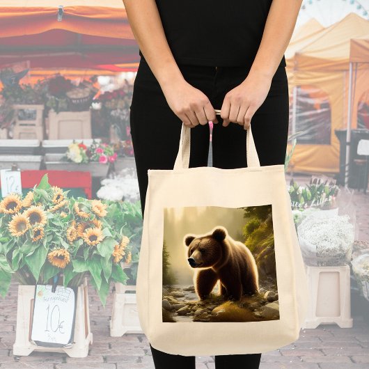 Bruin Beer Wildlife Portret Tote Bag