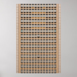 Bruin behang poster