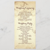  bruin, beige blaadprogramma programma (Achterkant)