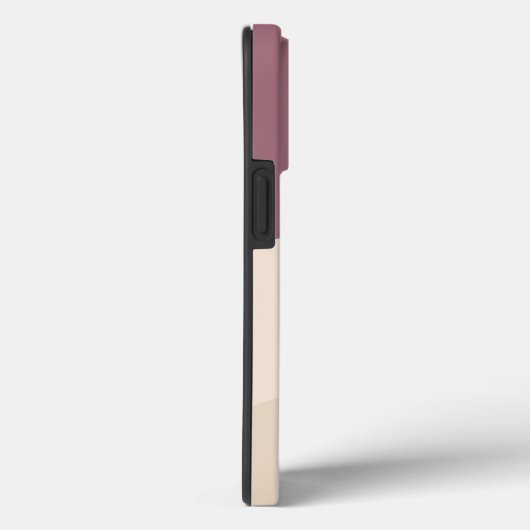 Bruin Beige Gepersonaliseerd Monogram en Naam Case-Mate iPhone Case (Achterkant / Rechts)