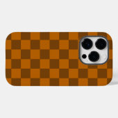 Bruin Beige geruite blokprint Case-Mate iPhone Case (Achterkant (horizontaal))