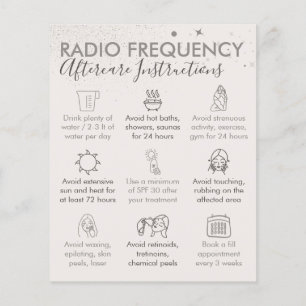 Bruin Beige Radiofrequentie Huid Nazorg Budget Flyer