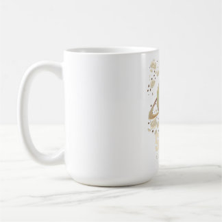Bruin beige Saturnus Planeet Koffiemok