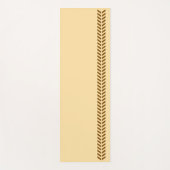 Bruin & Beige Yoga Mat (Voorkant)