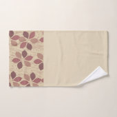 Bruin Blad Badhanddoek set Bad Handdoek (Handdoek)