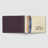 Bruin, Blauw, Karamelborstel Stroke Bar Mitswa Gastenboek (Volledig)