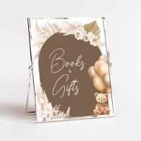 Bruin Boho Beer Balloon Boeken en geschenken